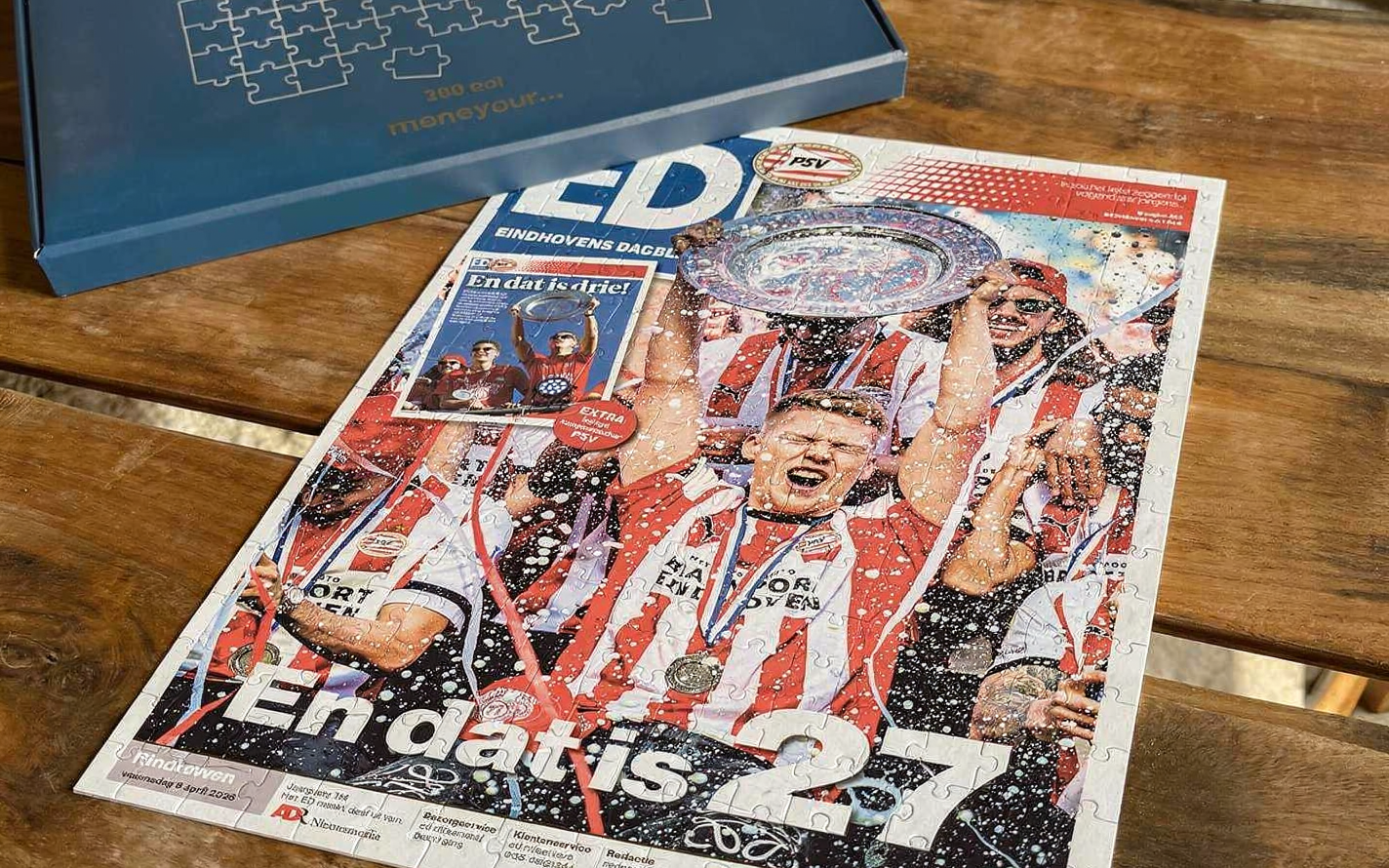 Puzzel voorpagina ED - PSV kampioen - afbeelding 1