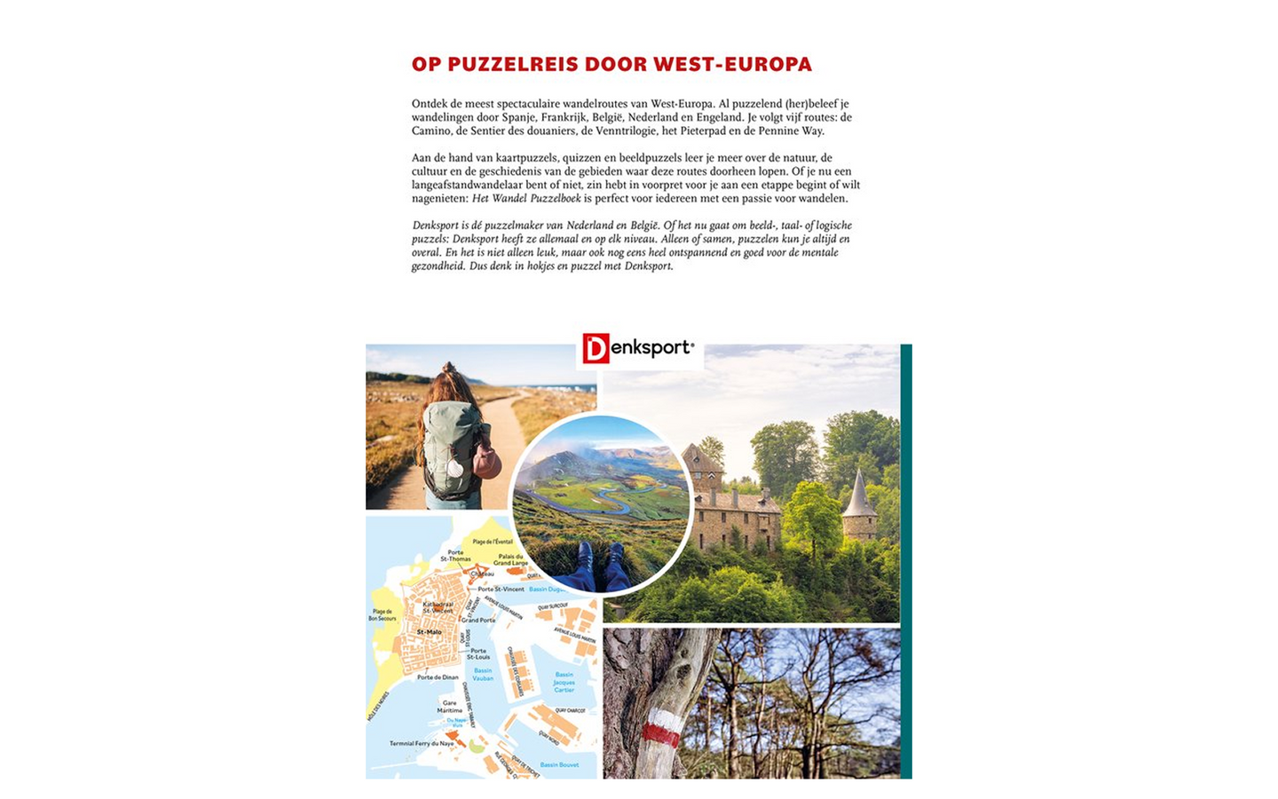 Het Wandelpuzzelboek: West-Europa - afbeelding 2