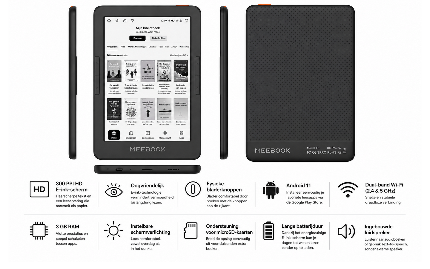E-reader Meebook E6 - afbeelding 5
