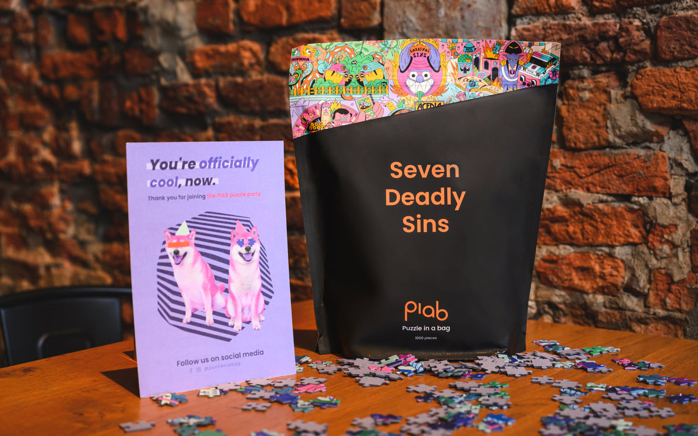 Puzzle in a bag - De Zeven Hoofdzonden puzzel - afbeelding 4