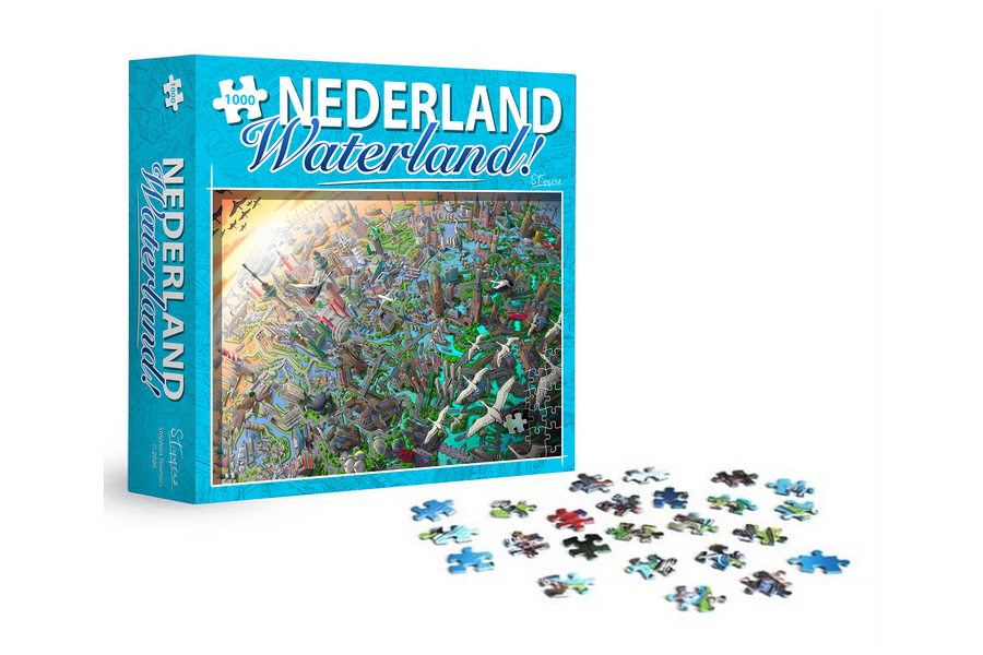 Puzzel Nederland Waterland - afbeelding 1